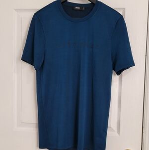 Hugo Boss Deep Blue Short Sleeve Logo Tee